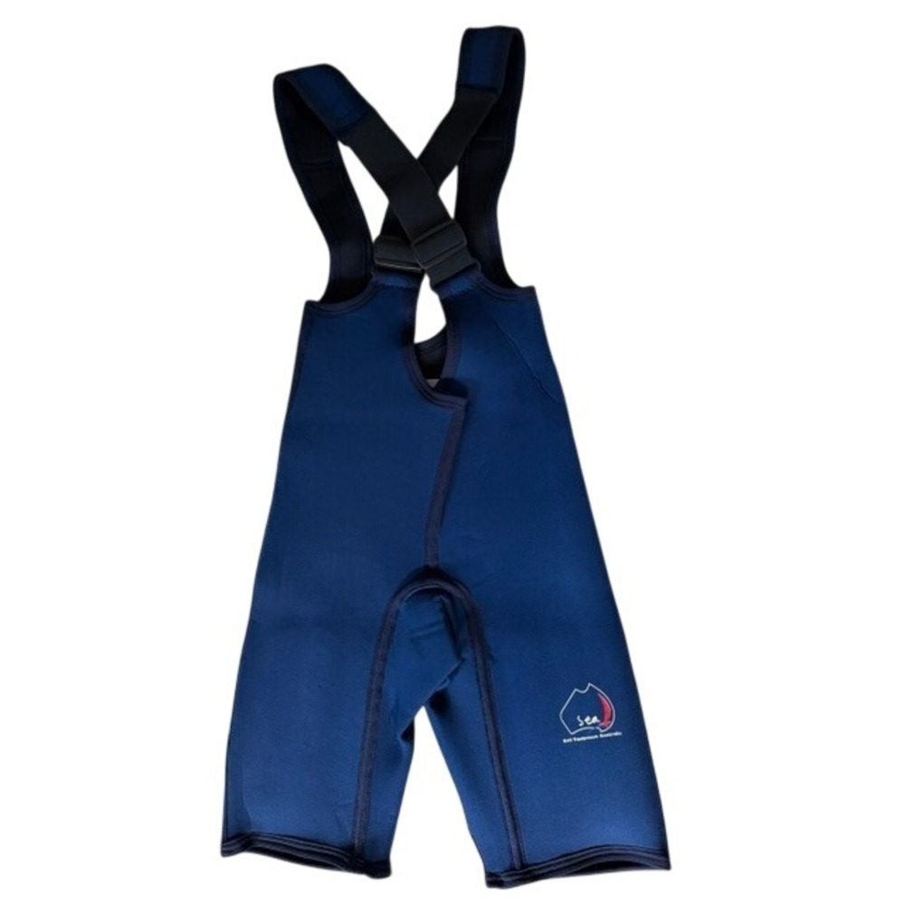 NEW Sail Equipment Australia Neoprene Sailing Hikers Padded Bib Shorts Navy XS